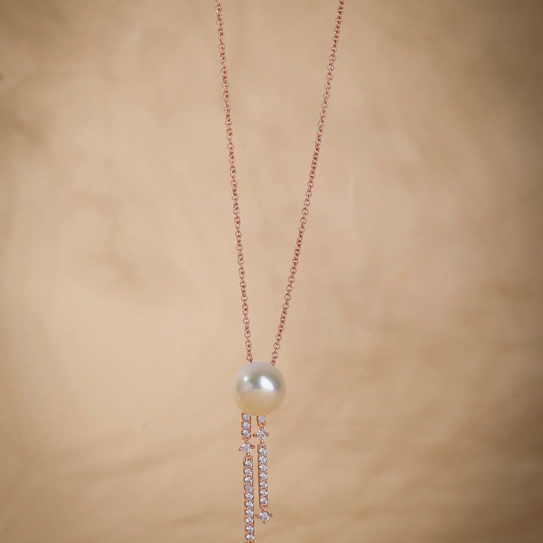 Dreamscape Negligee Silver Necklace - Diavo Jewels