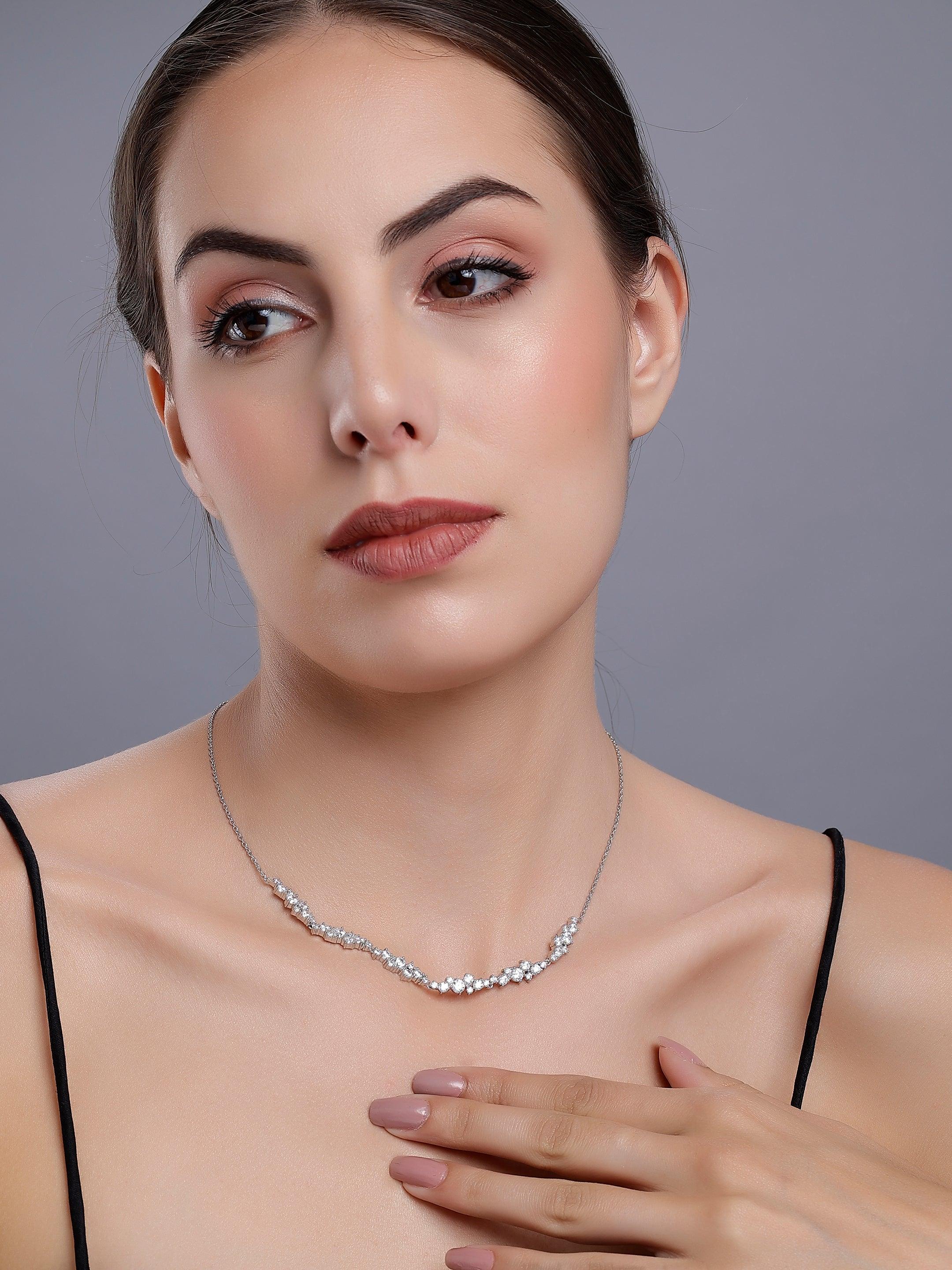 Flowers of Love Silver Necklace - Diavo Jewels