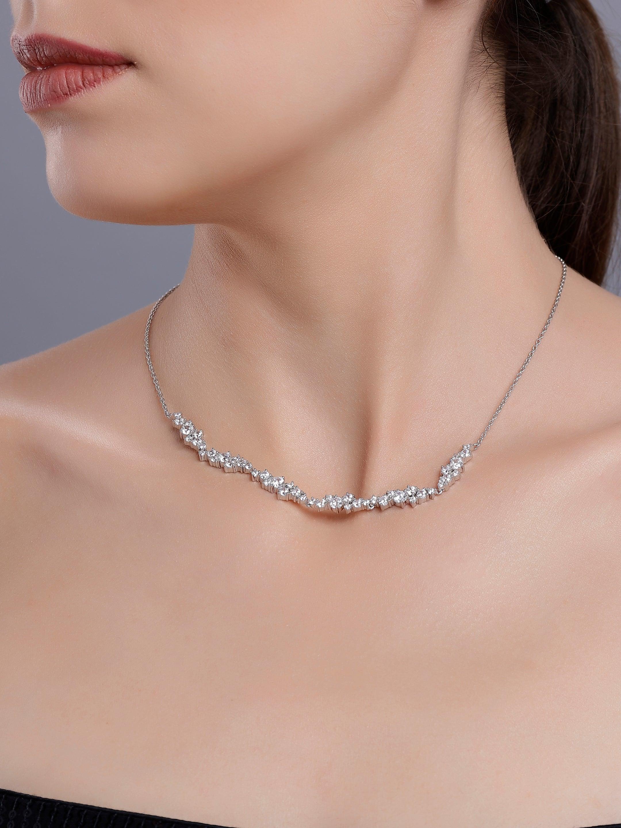 Flowers of Love Silver Necklace - Diavo Jewels