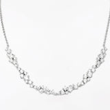 Flowers of Love Silver Necklace - Diavo Jewels