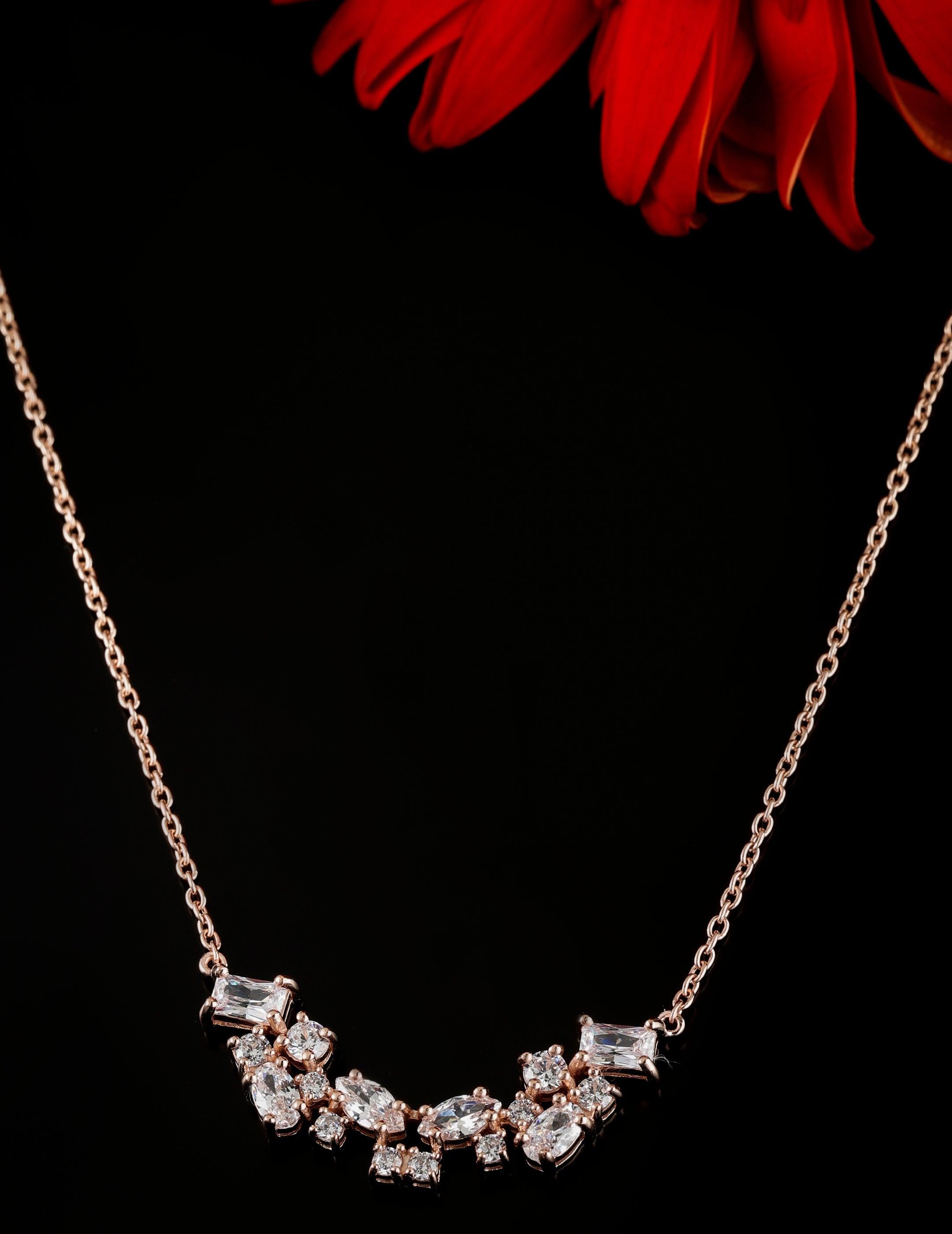 Charms of Bliss Silver Necklace - Diavo Jewels