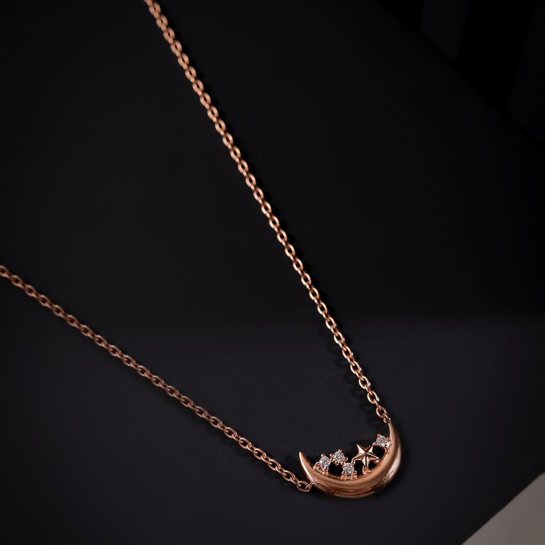 Celestial Starlight Silver Necklace - Diavo Jewels