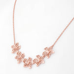 Floral Cascade Silver Necklace - Diavo Jewels