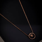 Circle of Love Silver Necklace by Diavo - Diavo Jewels