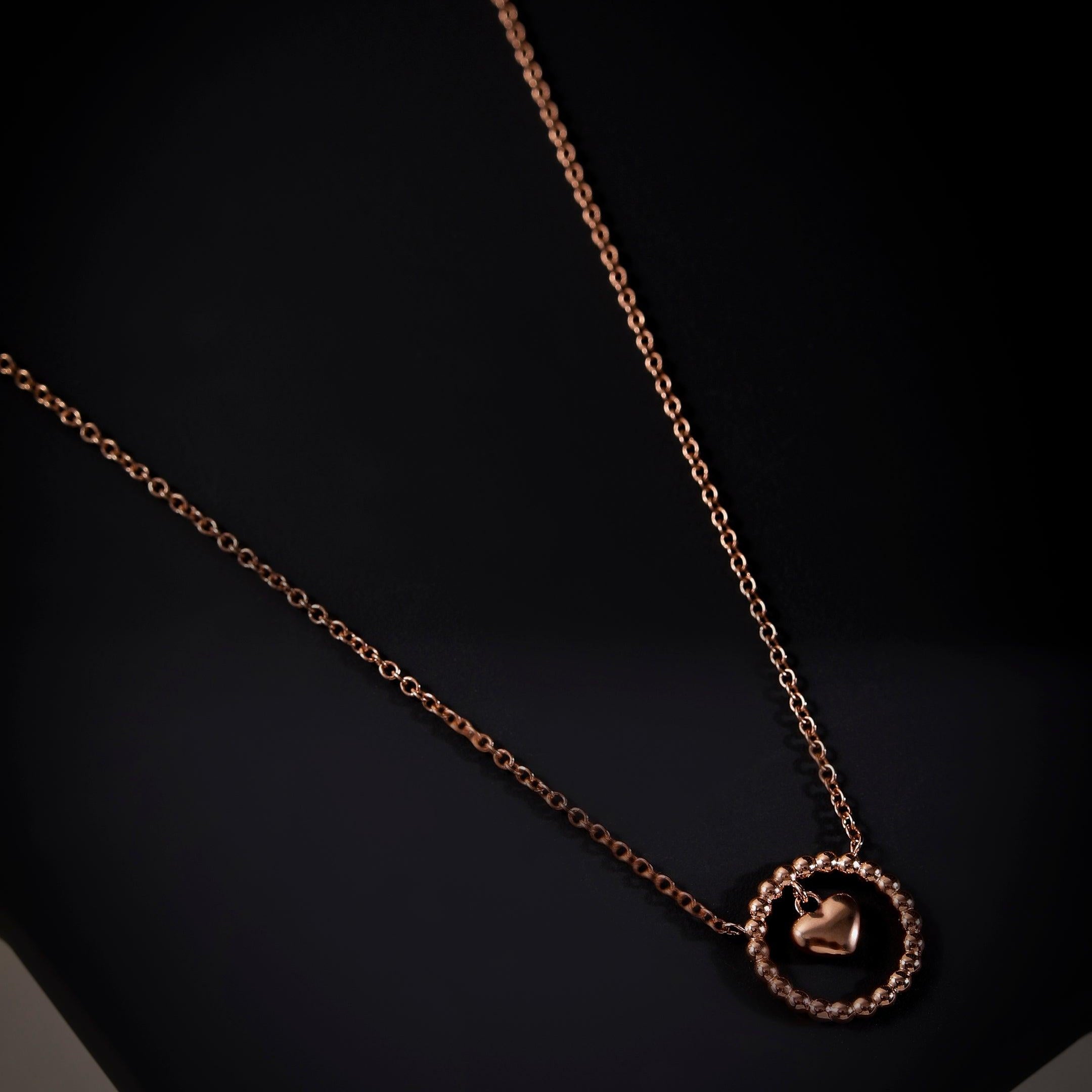 Circle of Love Silver Necklace by Diavo - Diavo Jewels