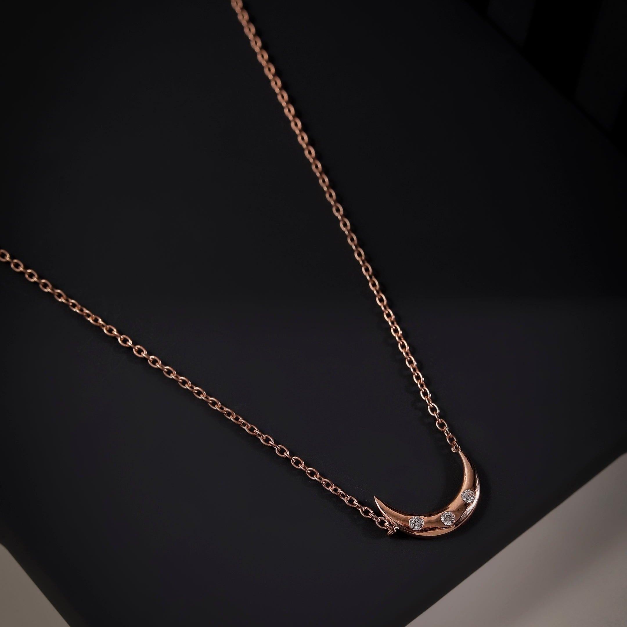 Elegance in the Night Silver Necklace - Diavo Jewels