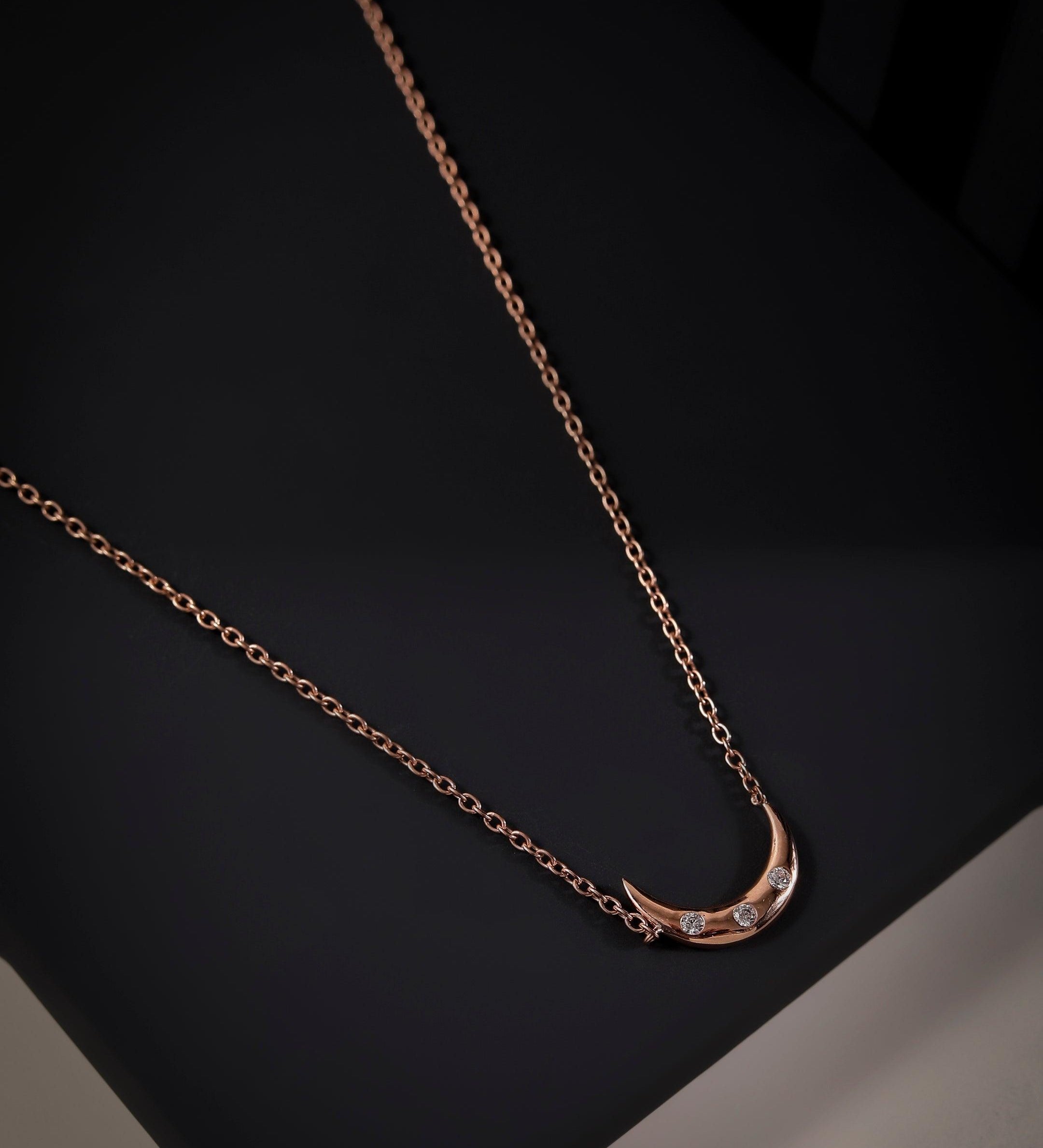 Elegance in the Night Silver Necklace - Diavo Jewels