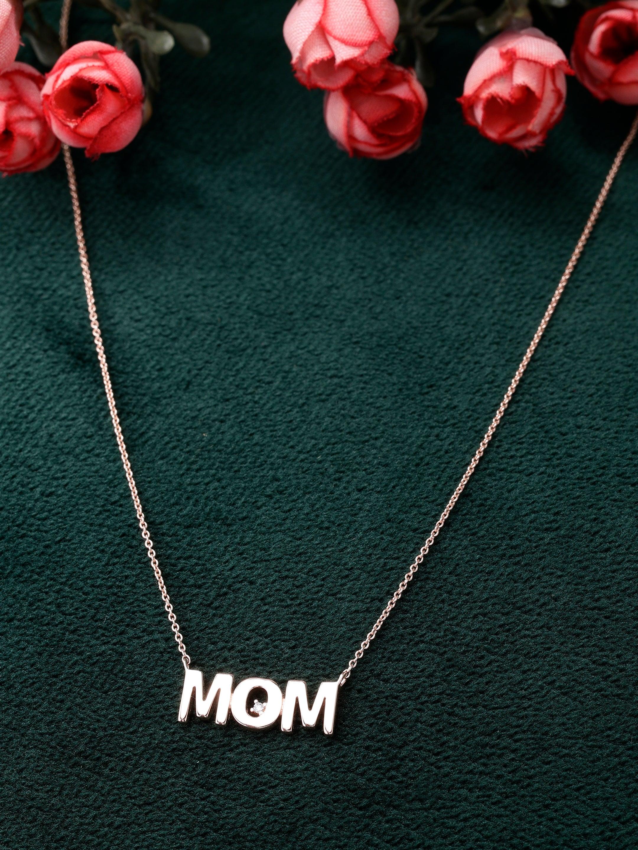 Mom's Love Silver Necklace - Diavo Jewels