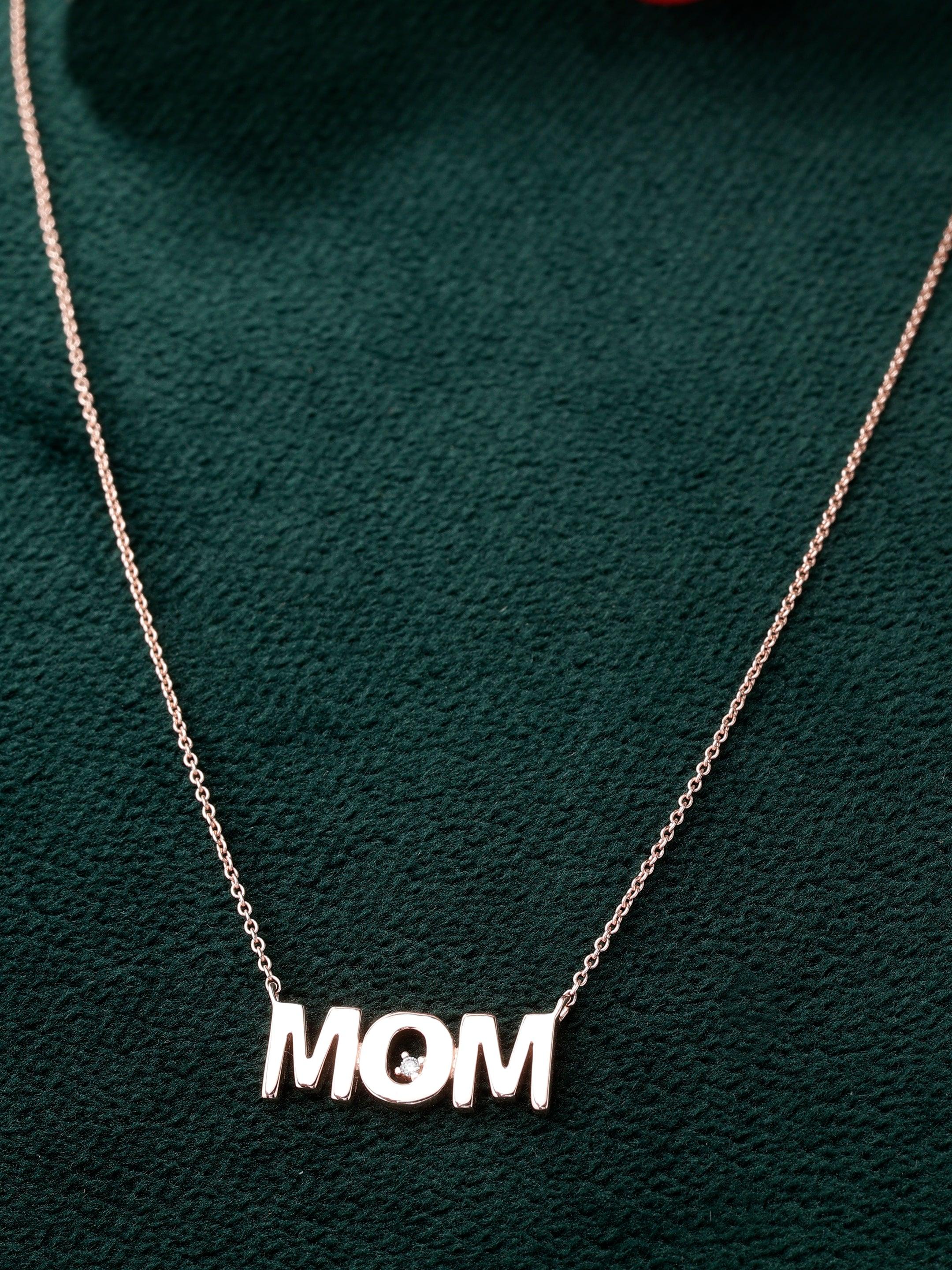 Mom's Love Silver Necklace - Diavo Jewels