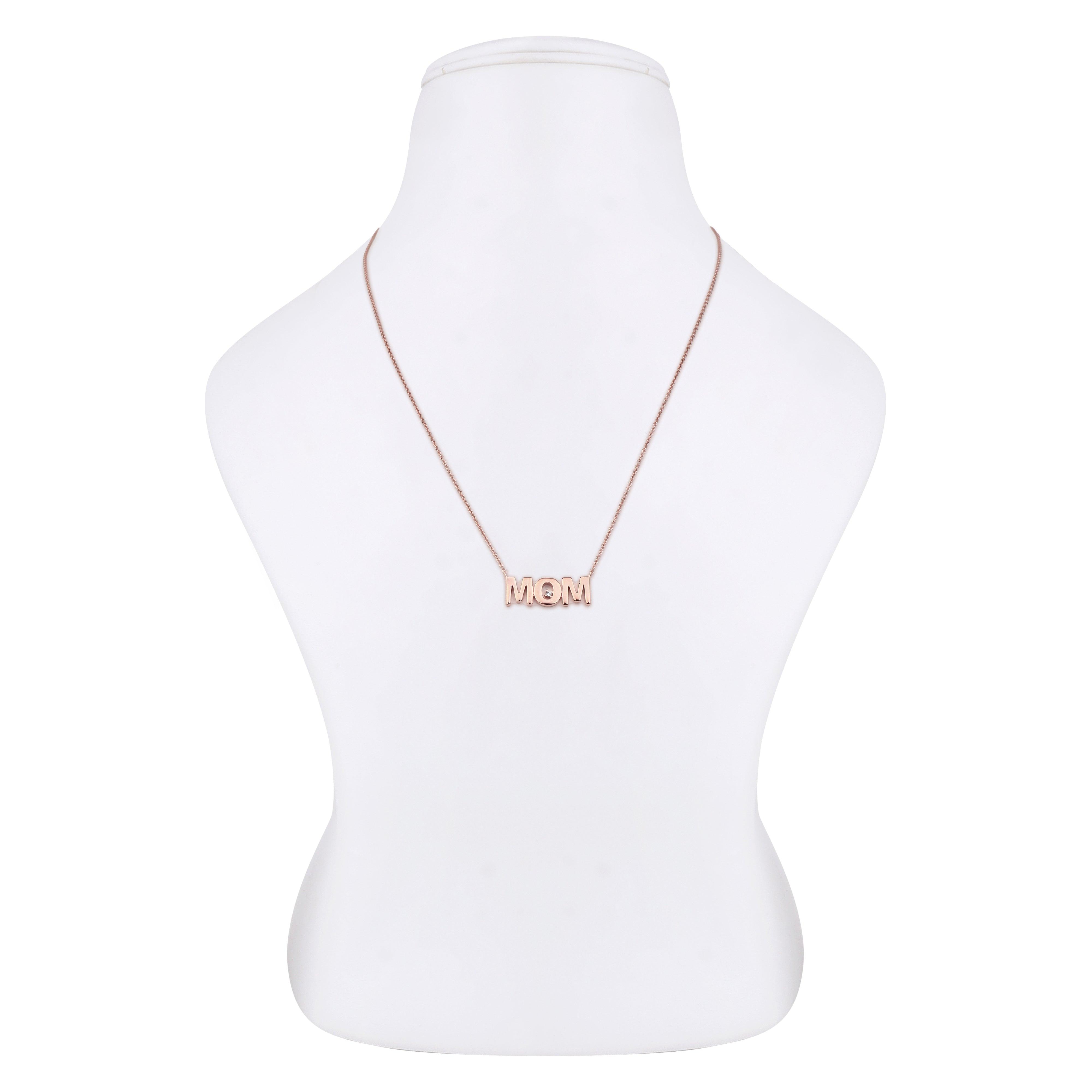 Mom's Love Silver Necklace - Diavo Jewels