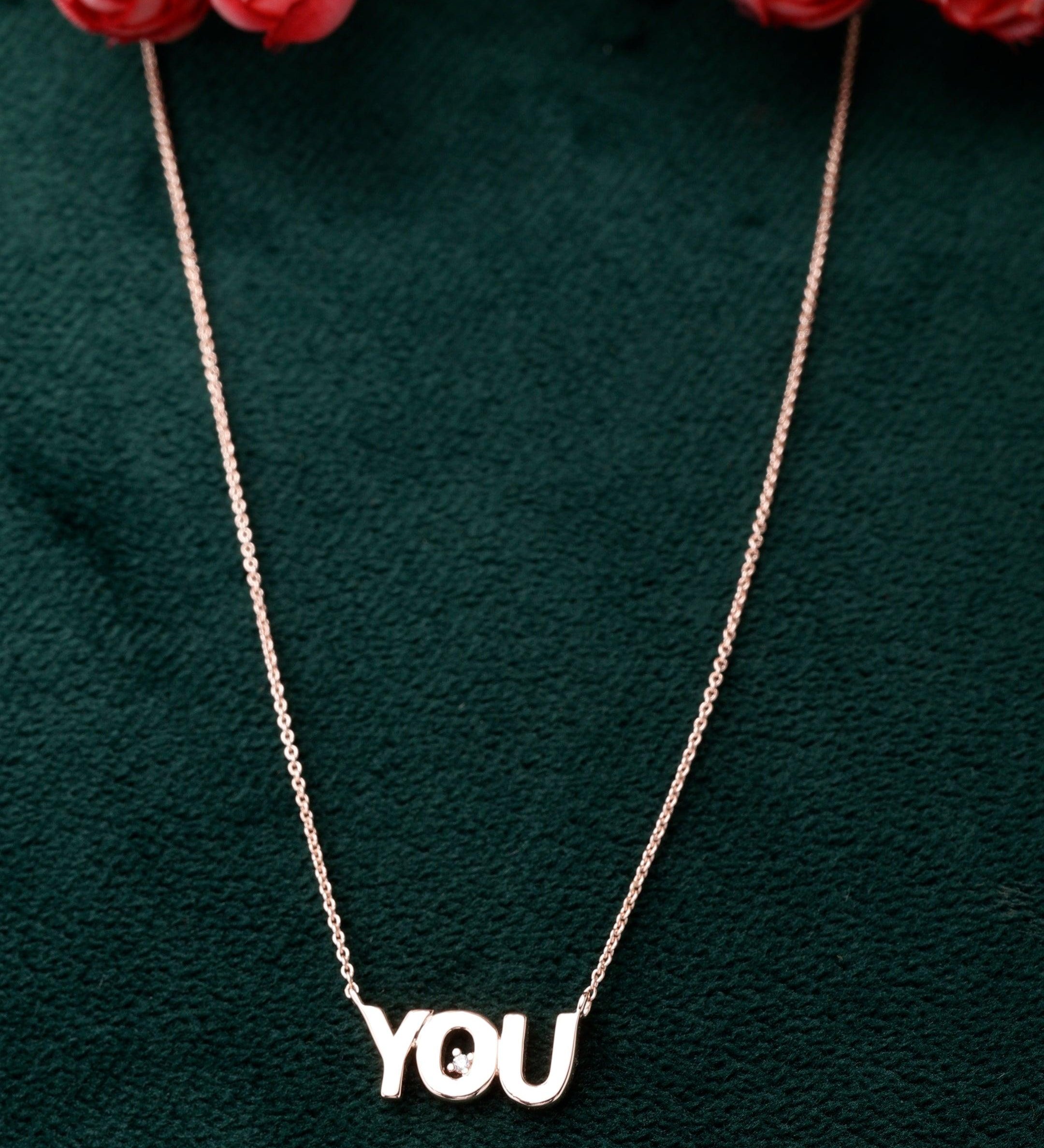 You Are Worthy Silver Necklace - Diavo Jewels