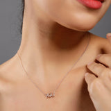 You Are Worthy Silver Necklace - Diavo Jewels