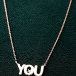 You Are Worthy Silver Necklace - Diavo Jewels