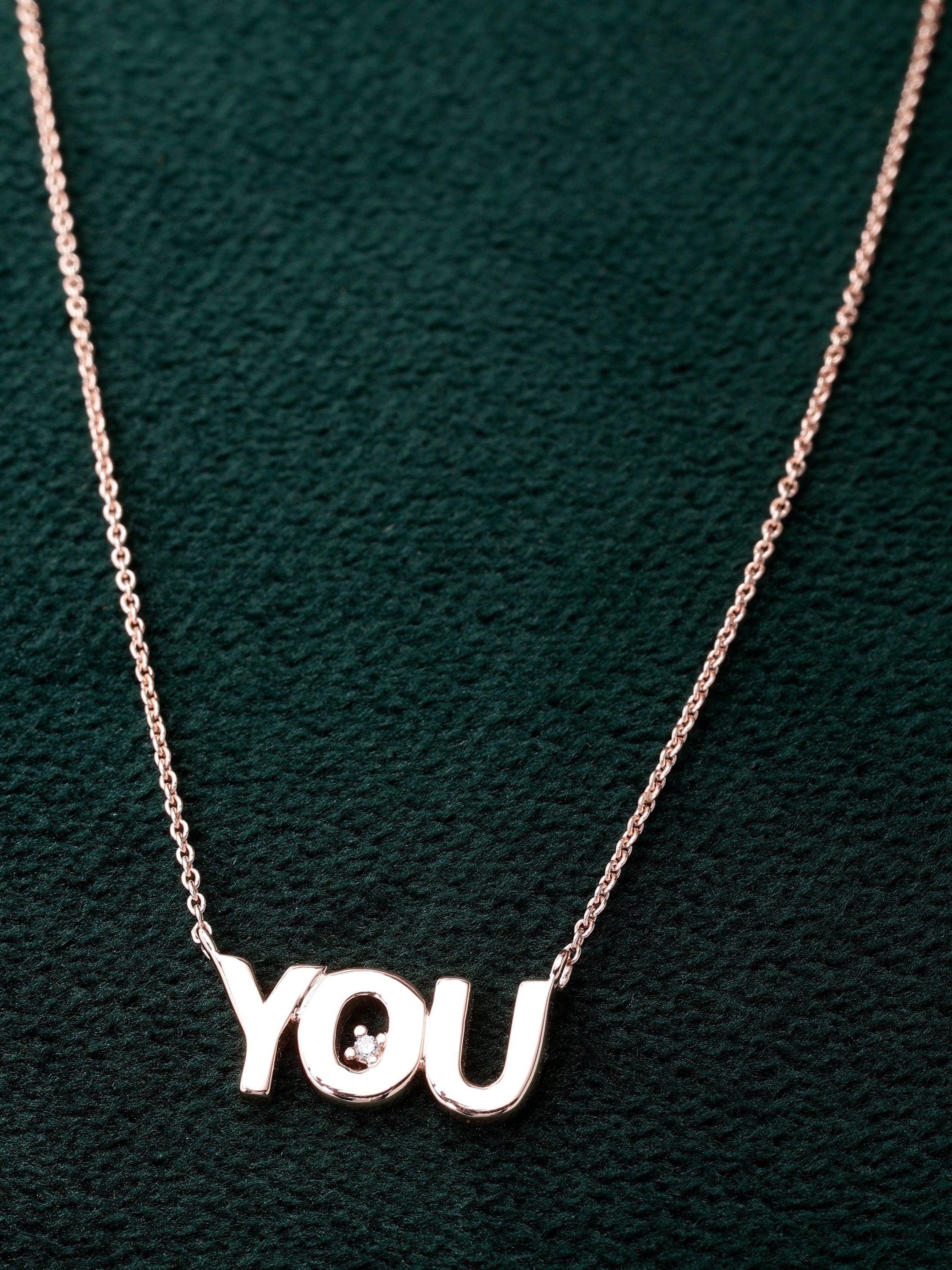 You Are Worthy Silver Necklace - Diavo Jewels