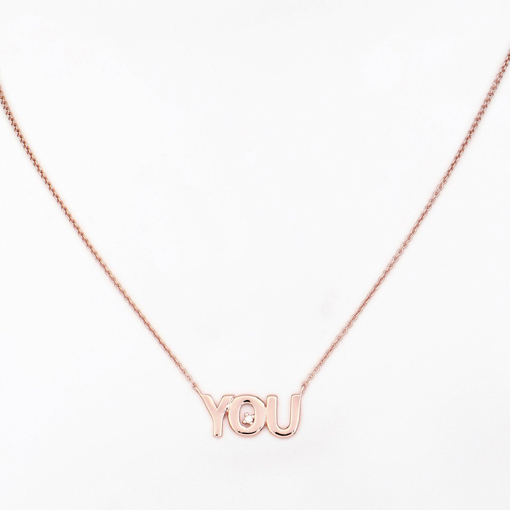 You Are Worthy Silver Necklace - Diavo Jewels