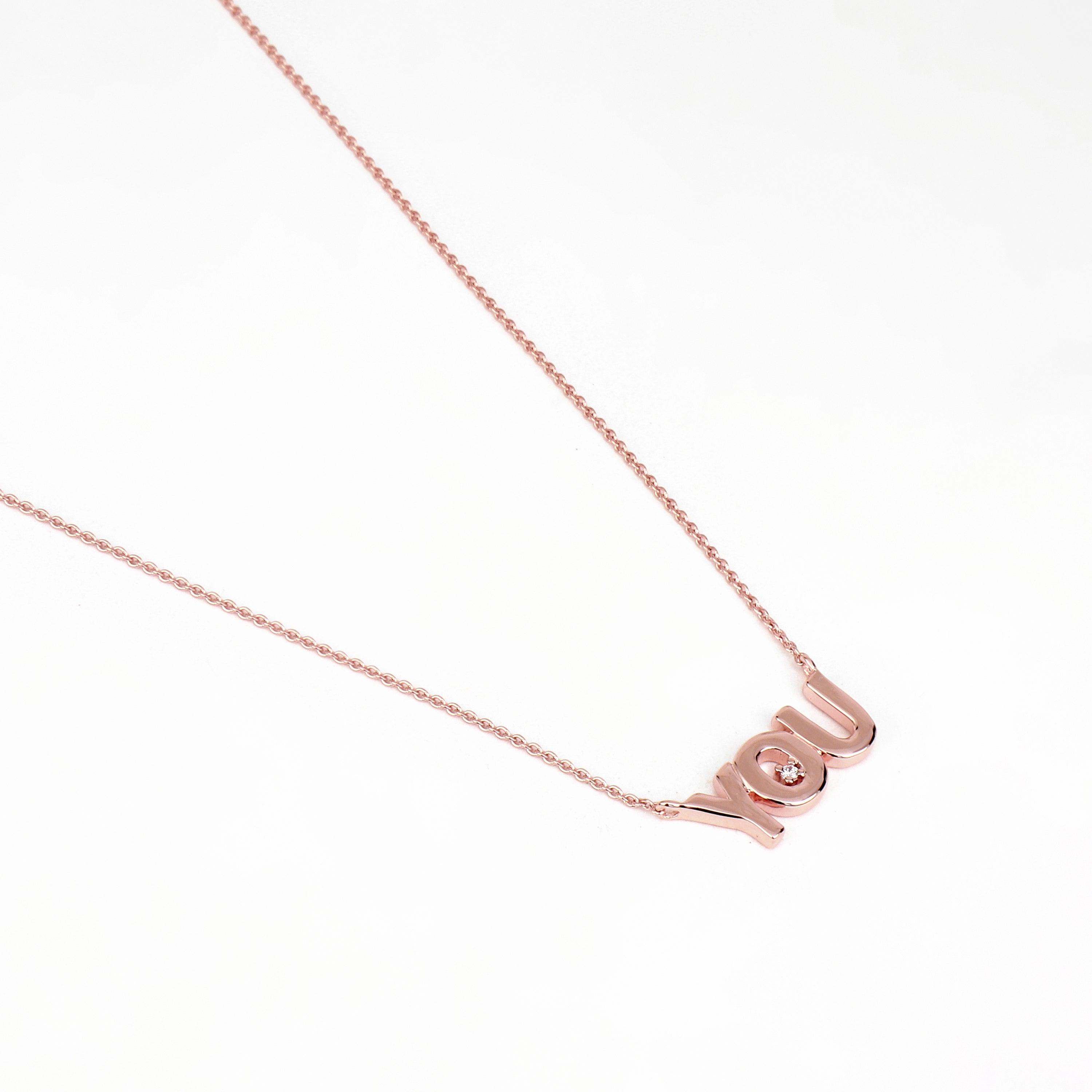 You Are Worthy Silver Necklace - Diavo Jewels