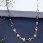 Colorful Chain of Dreams Silver Necklace - Diavo Jewels
