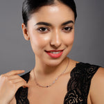 Colorful Chain of Dreams Silver Necklace - Diavo Jewels