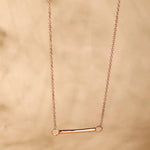 Beam of Grace Silver Necklace