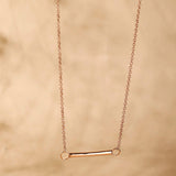 Beam of Grace Silver Necklace