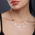 Charm of Trinkets Silver Necklace - Diavo Jewels