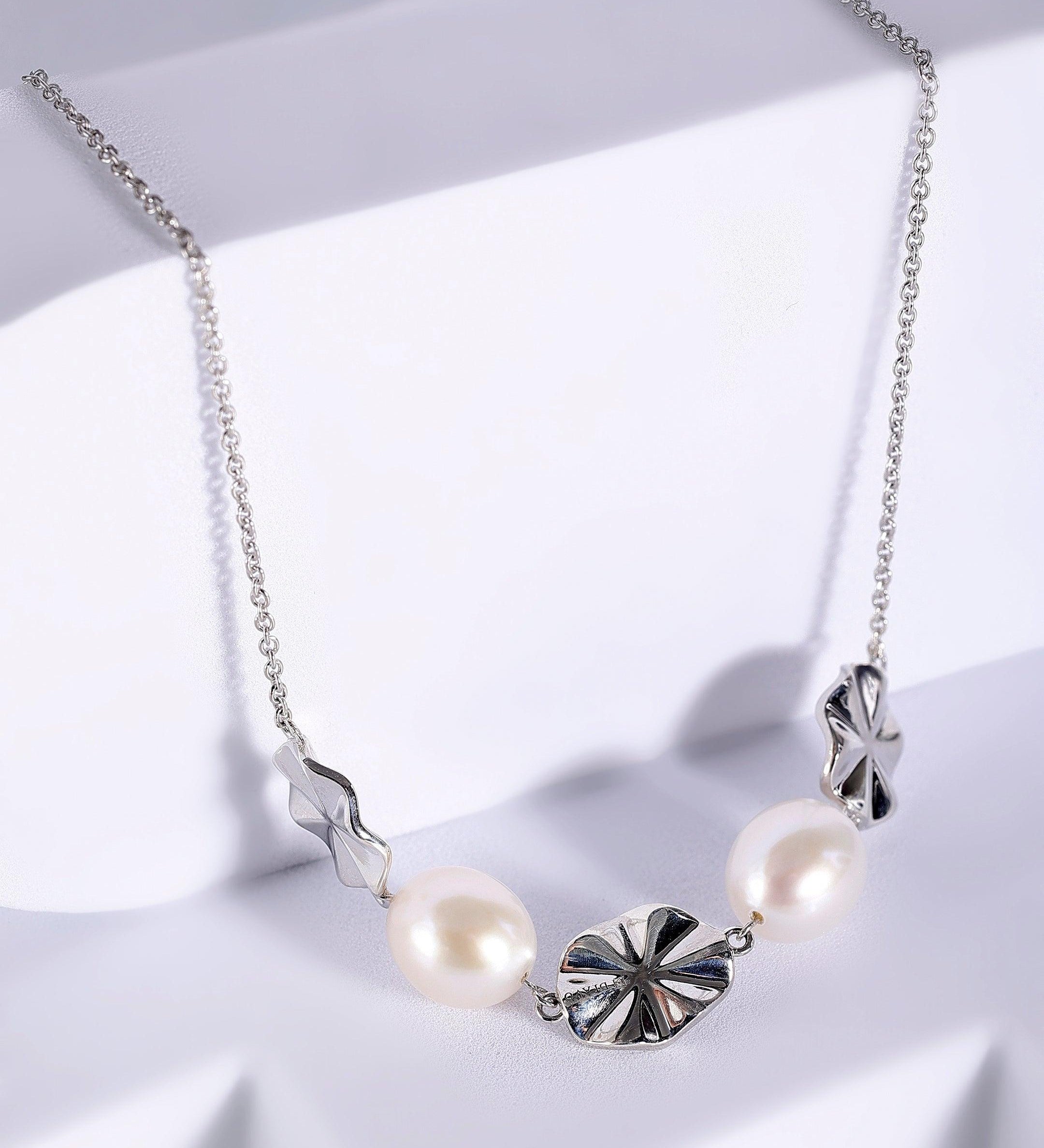 Ethereal Adagio Silver Necklace - Diavo Jewels