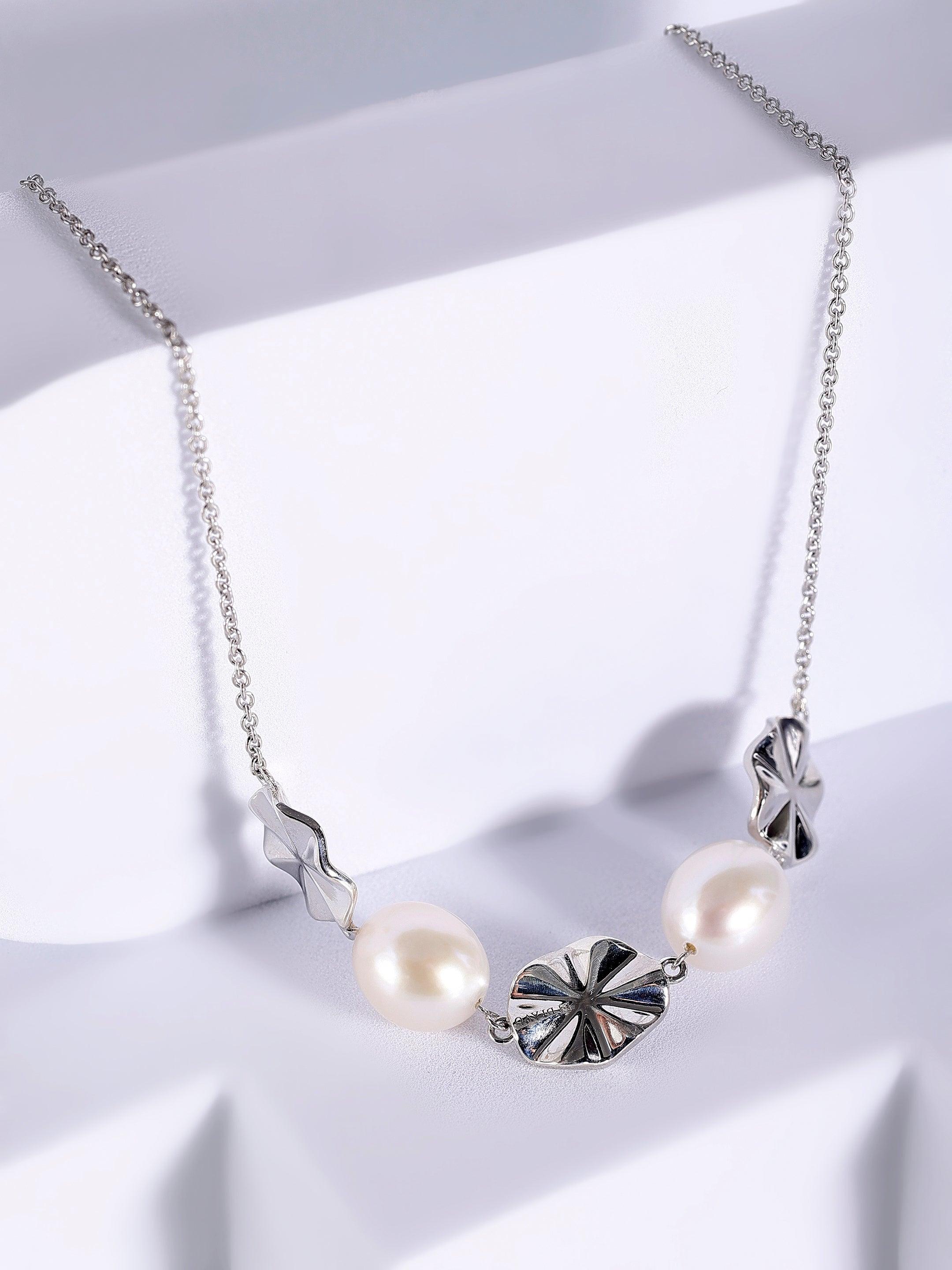 Ethereal Adagio Silver Necklace - Diavo Jewels