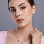 Ethereal Adagio Silver Necklace - Diavo Jewels