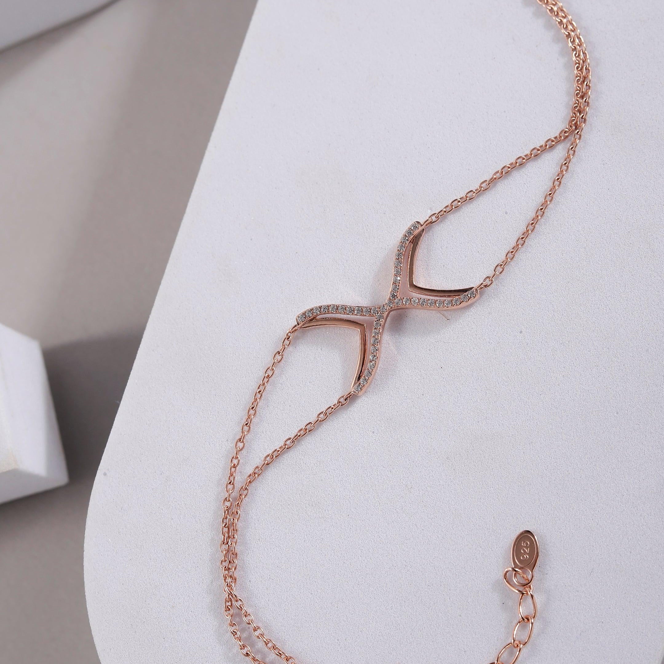 Magnetic Axis Silver Bracelet - Diavo Jewels