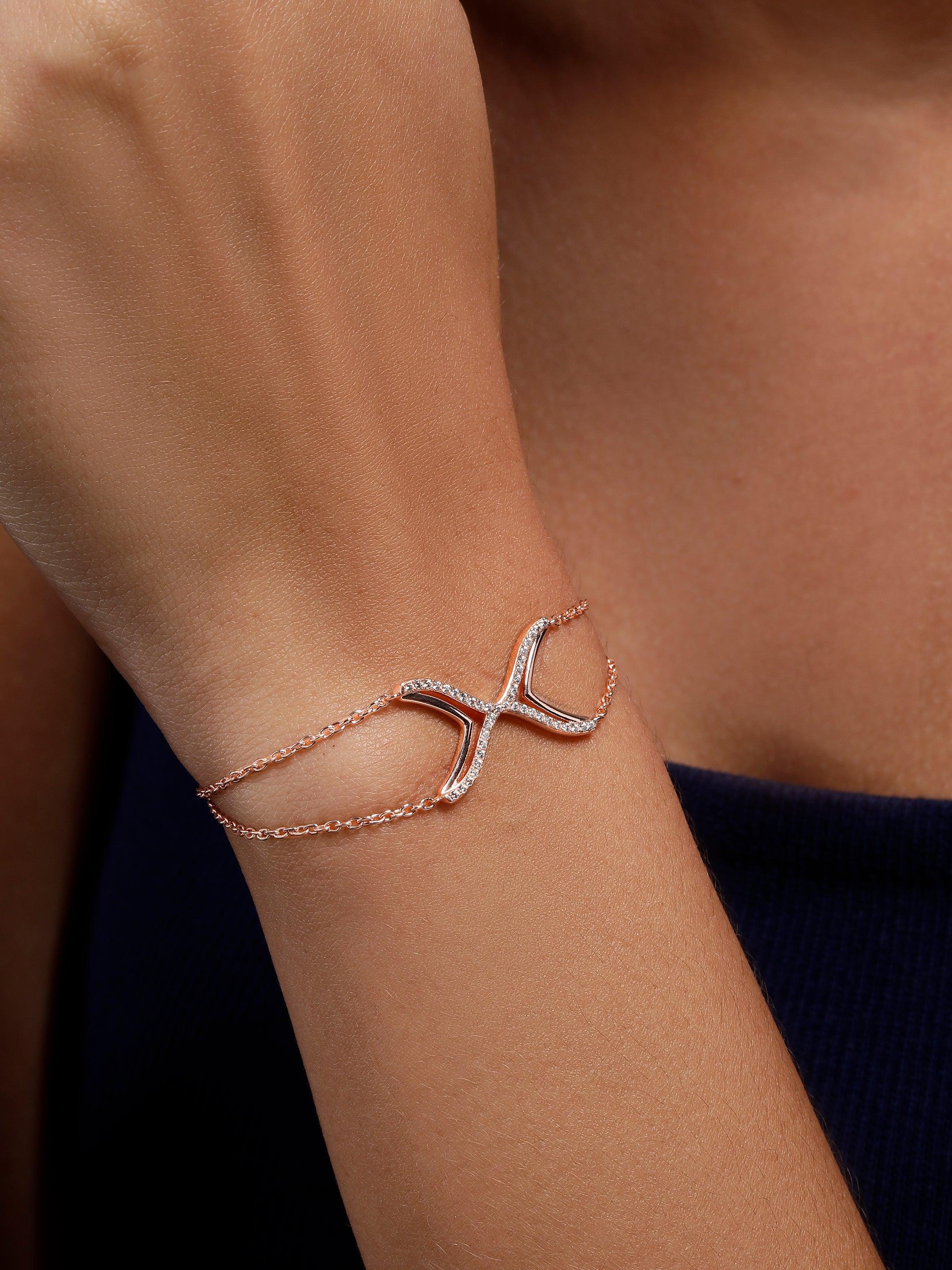Magnetic Axis Silver Bracelet - Diavo Jewels