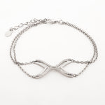 Inseparable Love Silver Bracelet - Diavo Jewels