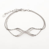 Inseparable Love Silver Bracelet - Diavo Jewels