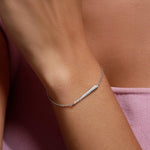 Gleaming Pinwheel Silver Bracelet - Diavo Jewels