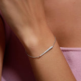 Gleaming Pinwheel Silver Bracelet - Diavo Jewels