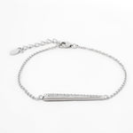 Gleaming Pinwheel Silver Bracelet - Diavo Jewels