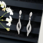 Dazzle Me Twinkling Silver Earrings - Diavo Jewels