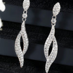 Dazzle Me Twinkling Silver Earrings - Diavo Jewels