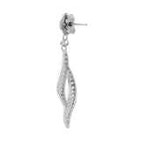 Dazzle Me Twinkling Silver Earrings - Diavo Jewels