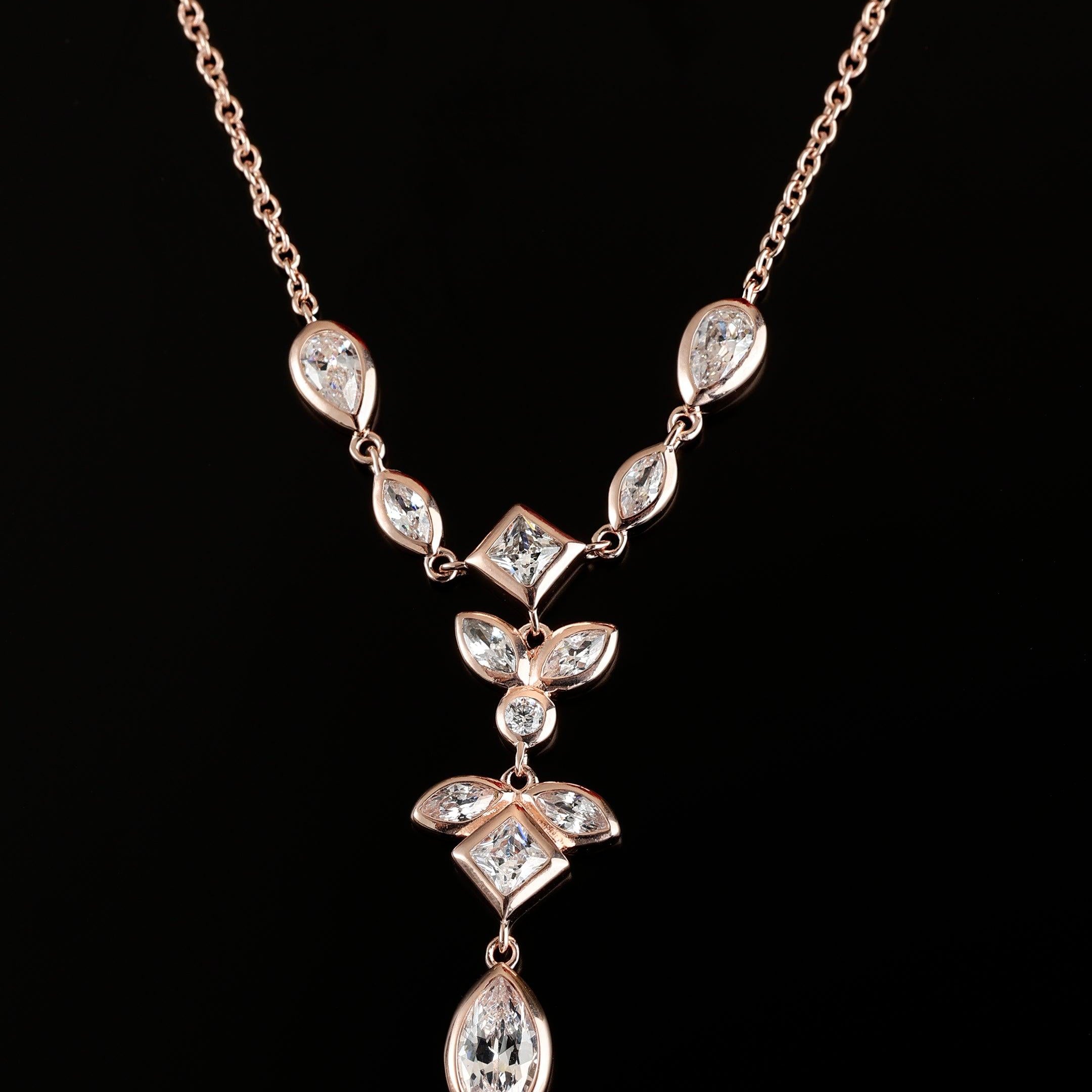 Chandelier of Dreams Silver Necklace - Diavo Jewels