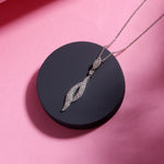 Oscar Twisted Gleaming Silver Necklace - Diavo Jewels