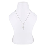 Oscar Twisted Gleaming Silver Necklace - Diavo Jewels