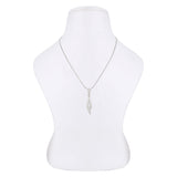 Oscar Twisted Gleaming Silver Necklace - Diavo Jewels