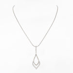 Shimmering Silhouette Silver Necklace - Diavo Jewels