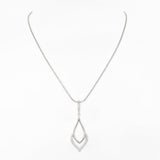 Shimmering Silhouette Silver Necklace - Diavo Jewels