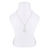 Shimmering Silhouette Silver Necklace - Diavo Jewels