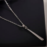 Modern Streamline 925 Silver Necklace