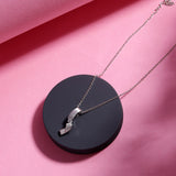 Tilted Lineage Silver Necklace - Diavo Jewels