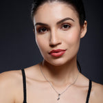 Tilted Lineage Silver Necklace - Diavo Jewels