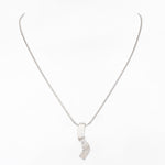 Tilted Lineage Silver Necklace - Diavo Jewels