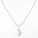 Tilted Lineage Silver Necklace - Diavo Jewels